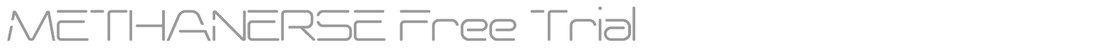 Methanerse font preview
